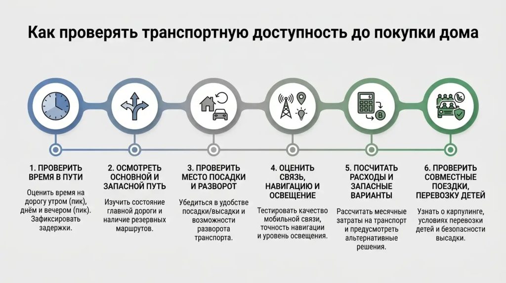 Как проверить транспортную доступность до покупки дома